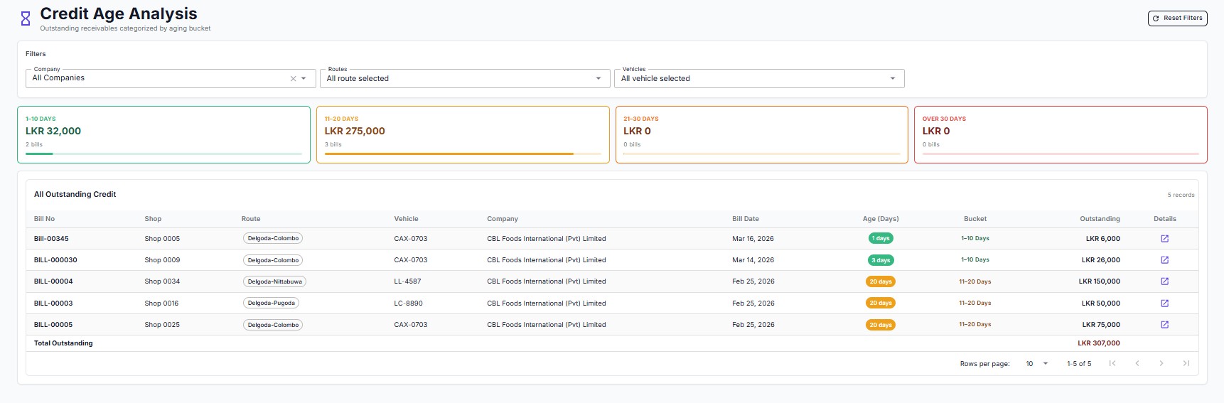 Credit Age Analysis Report